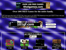 Tablet Screenshot of 4hotgames.com